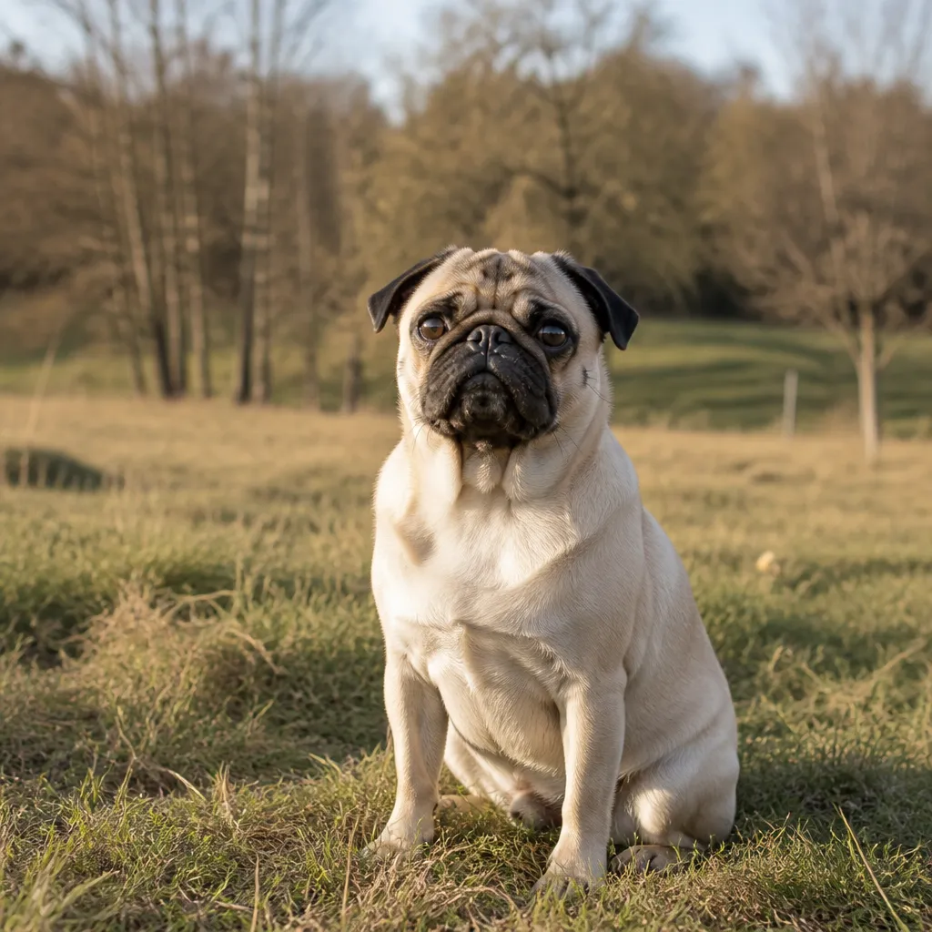Hund av rasen i naturlig svensk miljö