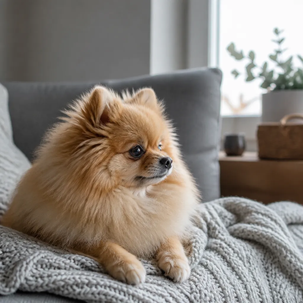 Hund av rasen i naturlig svensk miljö